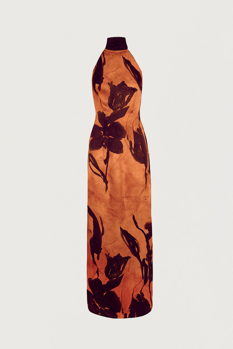 GILDA OCRE DRESS