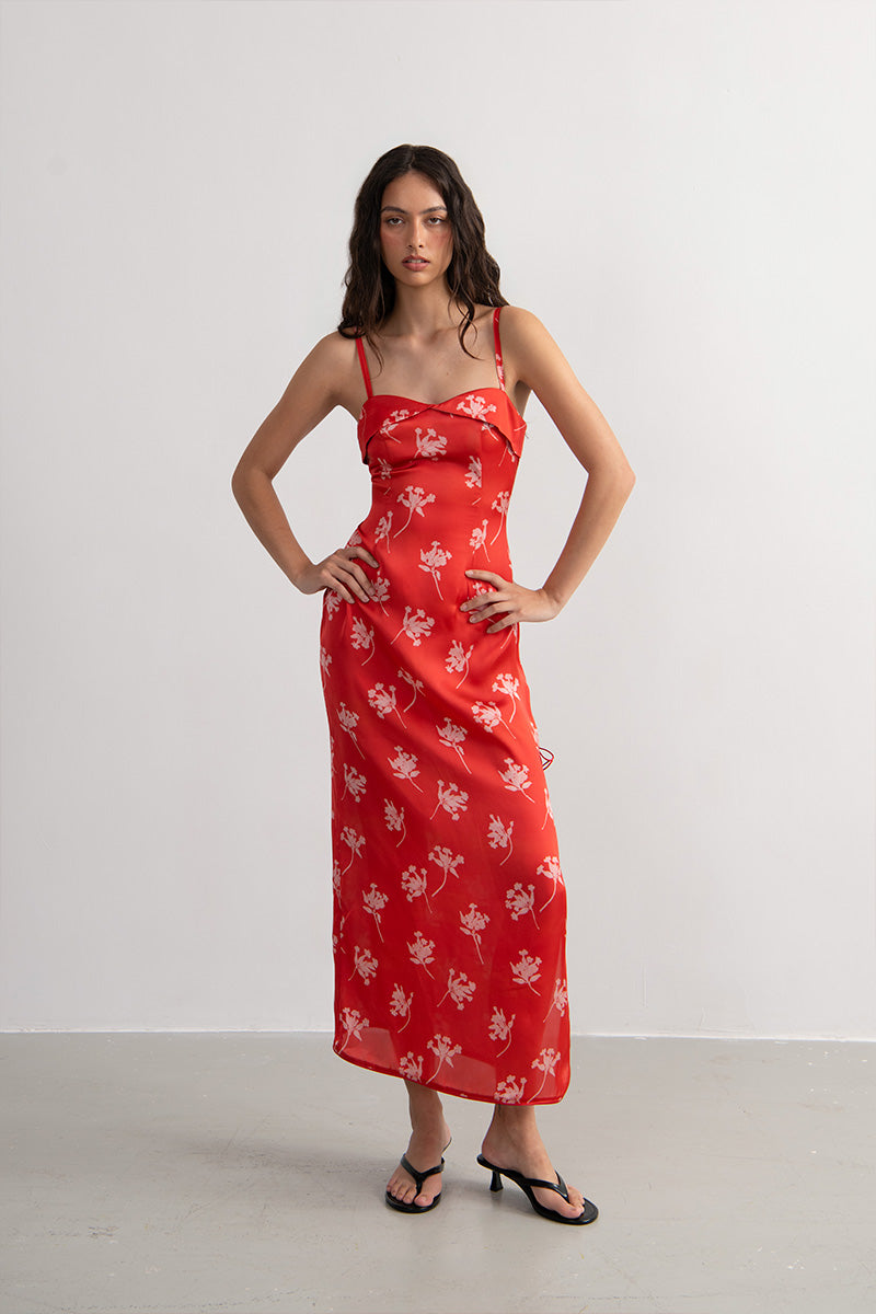 Luciana Red Dress