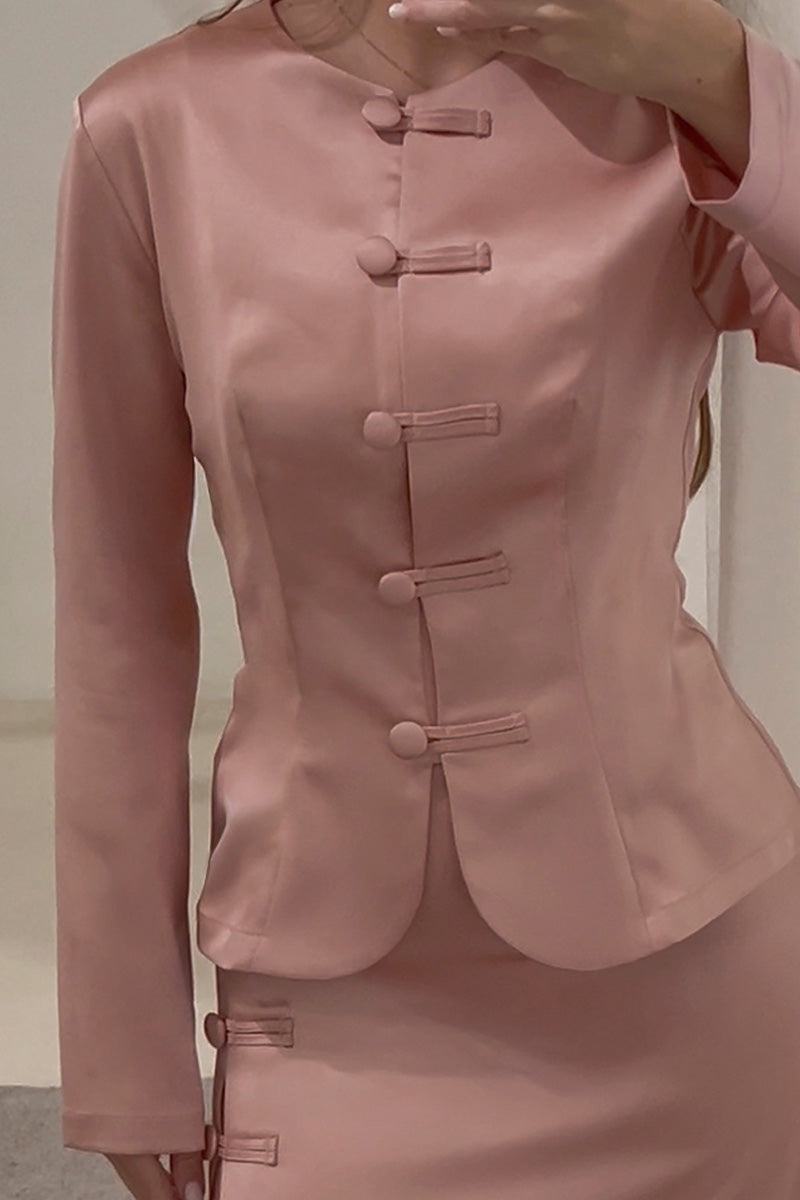 PINK SILK JACKET | PRE-ORDER
