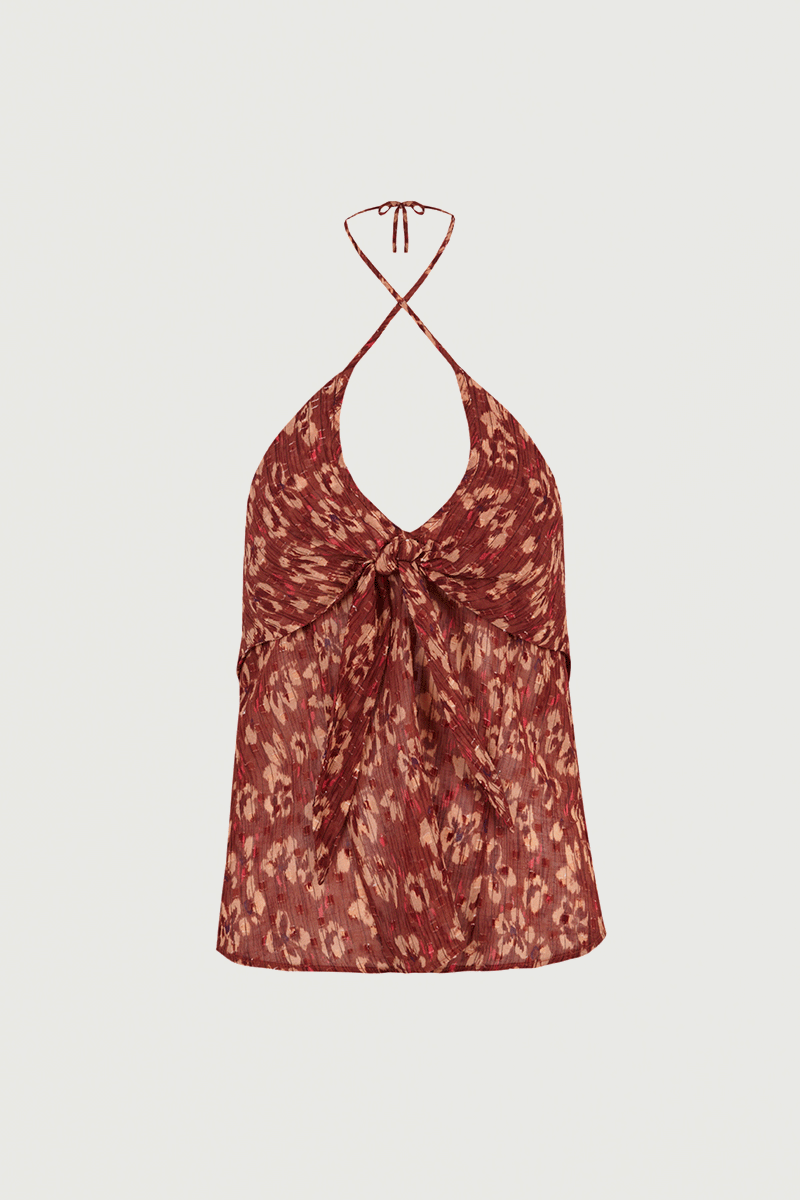 Bloom Brown Top