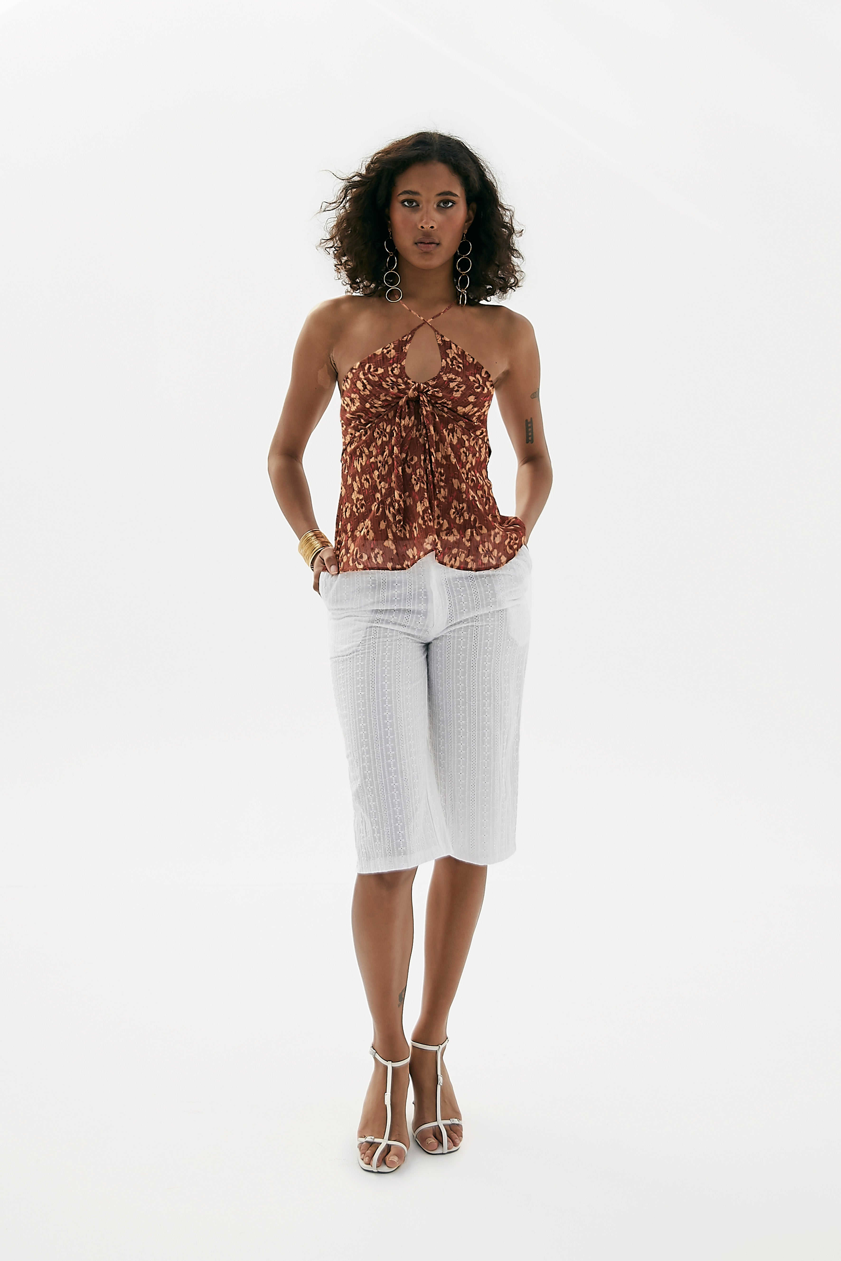 Bloom Brown Top