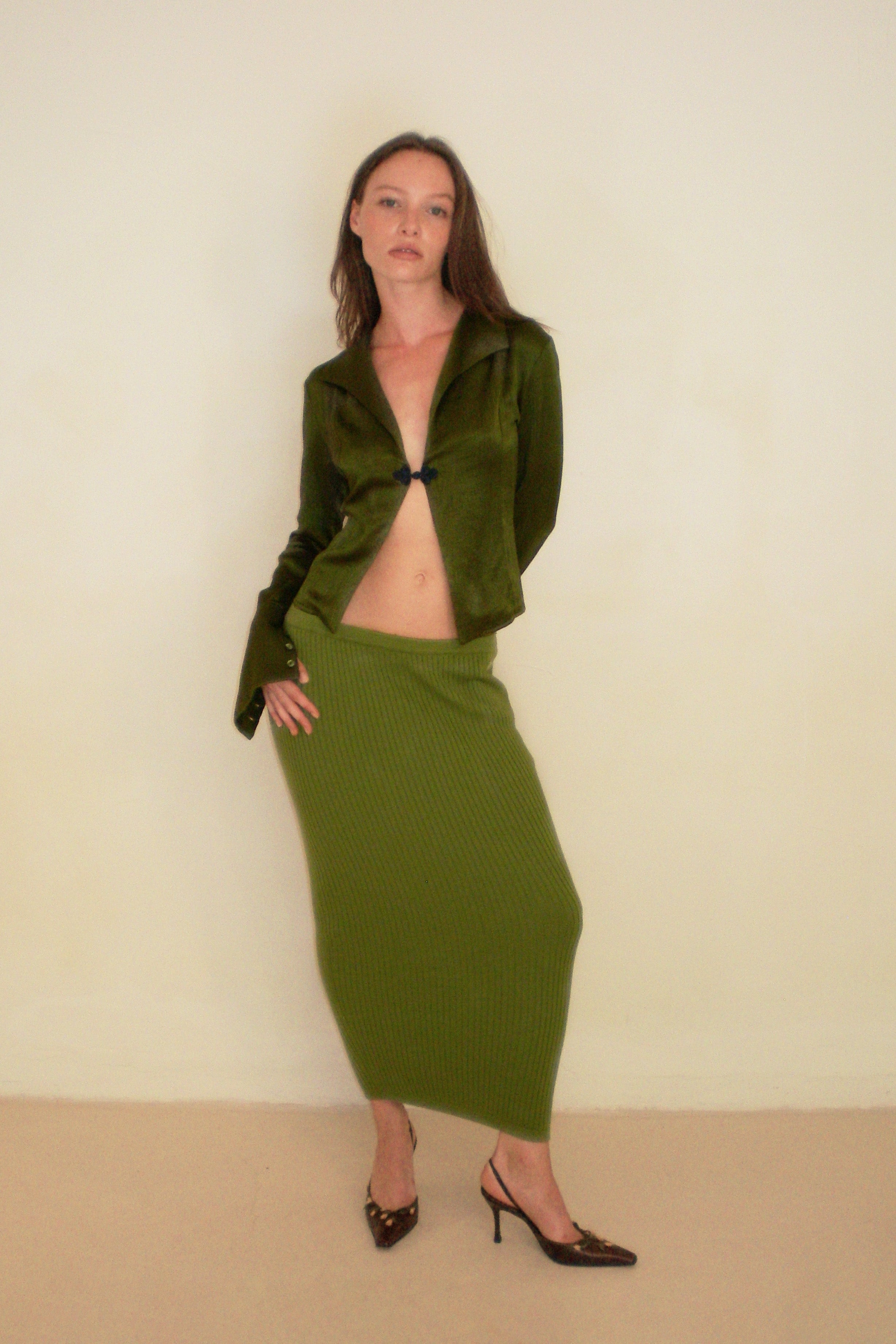 Paltrow Skirt Green