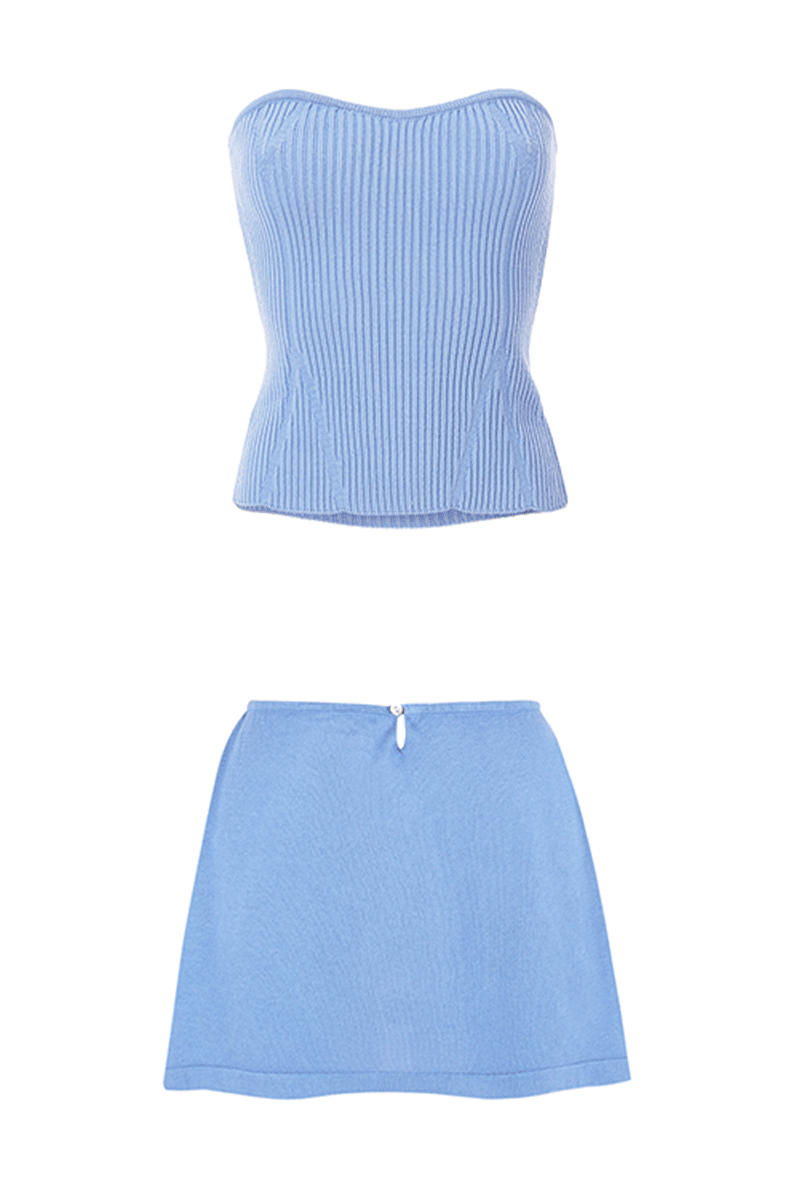 Johansson Cotton Top Colors Mini Skirt Short Unique Sustainable
