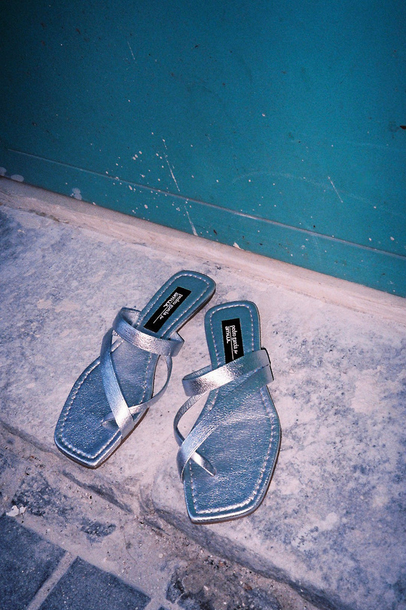 summer sandal silver